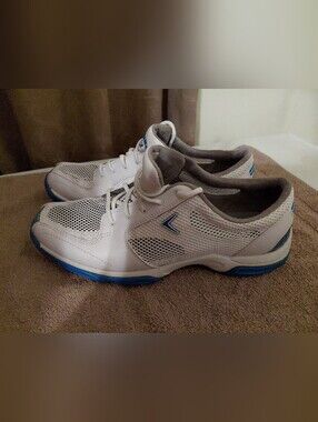 Callaway Womens Solar Golf Shoes Spikeless White and Blue EC